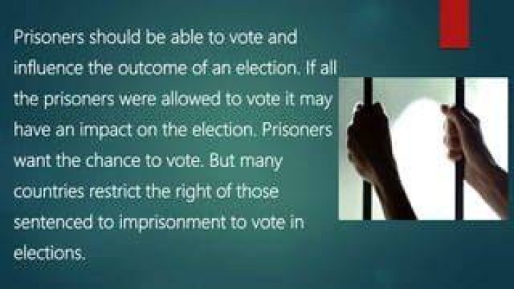 Are all prisoners allowed to vote?