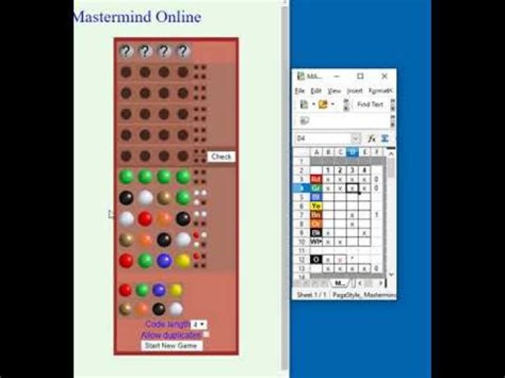 Are there any clever ways to solve mastermind?