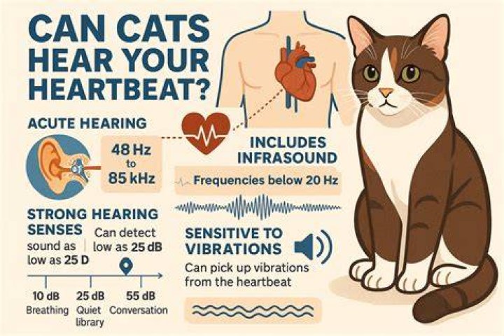 Can a cat hear your heartbeat?