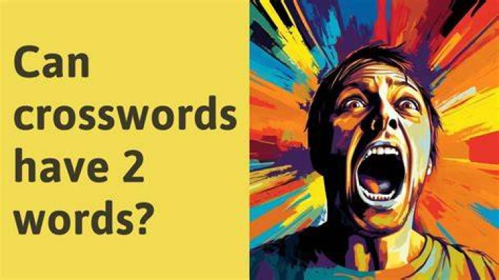 Can crosswords have 2 words?