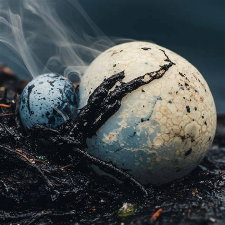 Can eggs damage a house?
