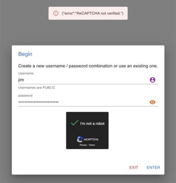 Can I reset reCAPTCHA?