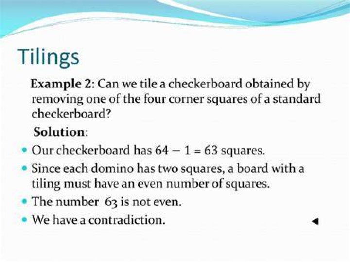 Can we tile a checkerboard obtained by removing one of the four corner squares of a standard checkerboard?
