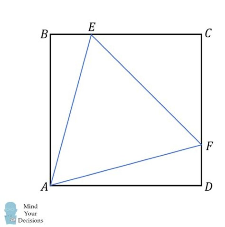 Can you fit an equilateral triangle in a square?