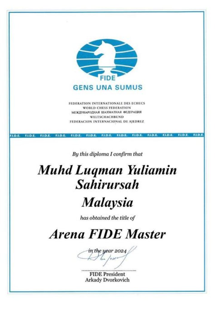 Can you get FIDE title online?