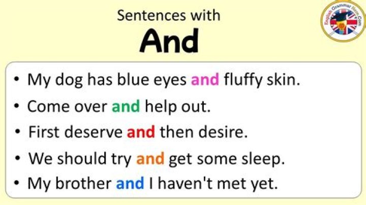 Can you have 2 ands in a sentence?
