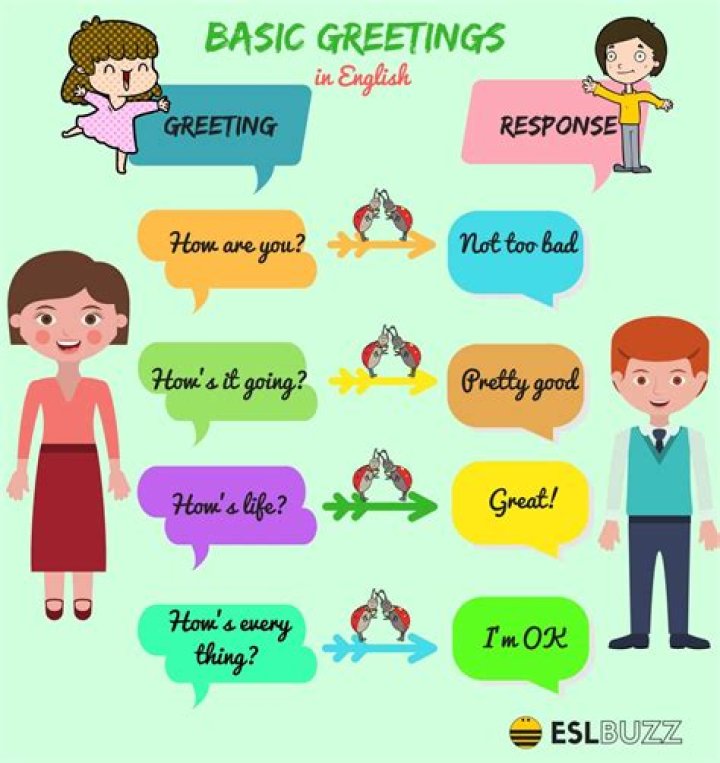 Can you say greetings as a greeting?