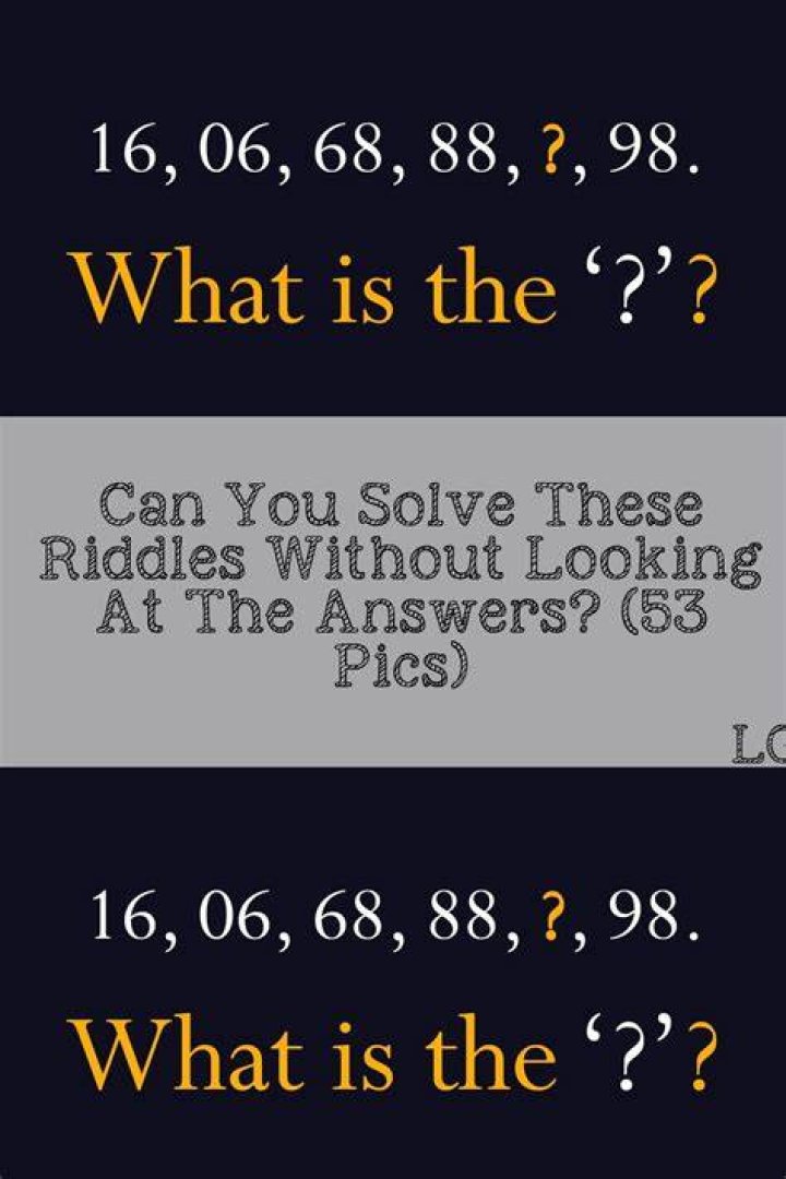 Can you solve these riddles without looking at the answers?
