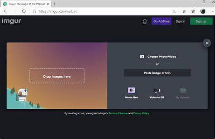 Can you upload to Imgur anonymously?