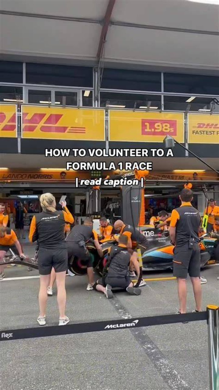 Can you volunteer at F1 races?
