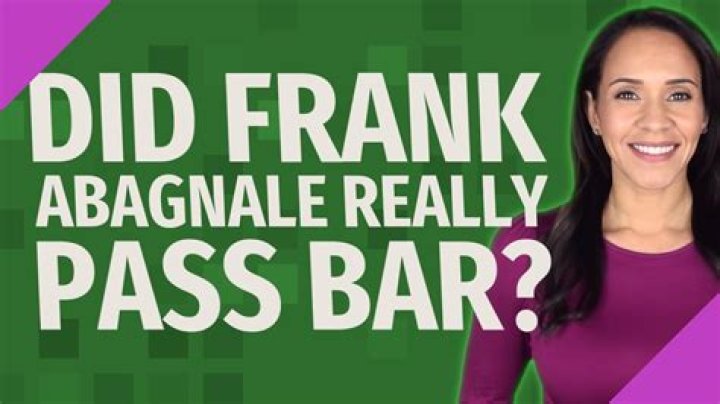 Did Frank Abagnale really pass bar?