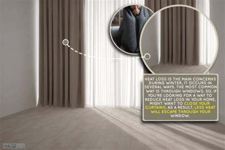 Does closing your curtains keep house warm?