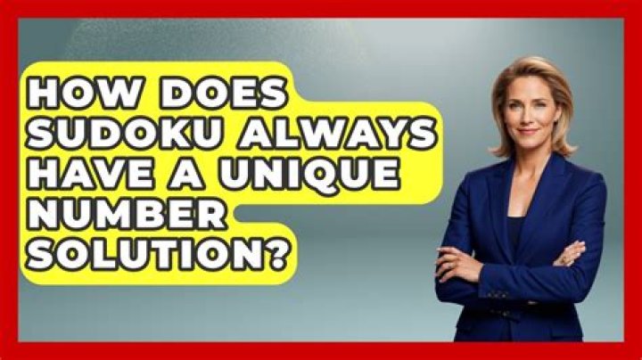 Does Sudoku always have one solution?