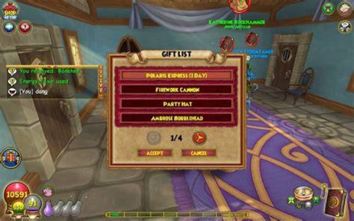 Does Wizard101 accept giftcards?