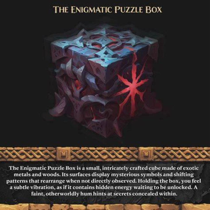 How are the symbols in an enigmatic puzzle moved?