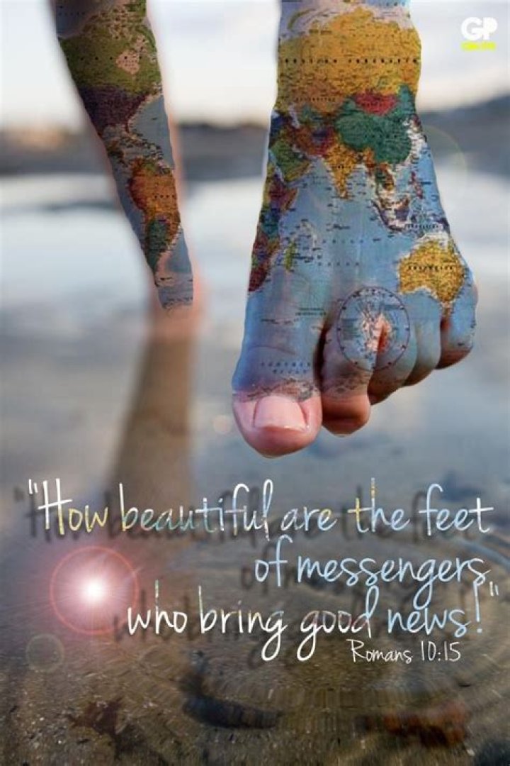 How beautiful are the feet verse?