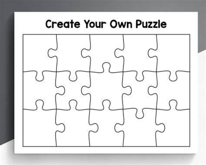 How can I make a puzzle with my name?