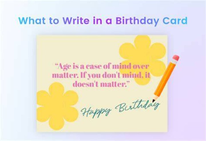How can I write about my birthday?