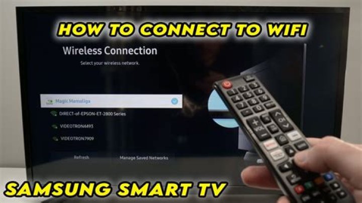 How do I connect WiFi to my Samsung Smart TV?
