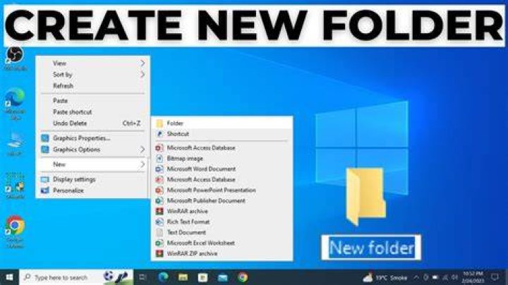 How do I create a file folder?