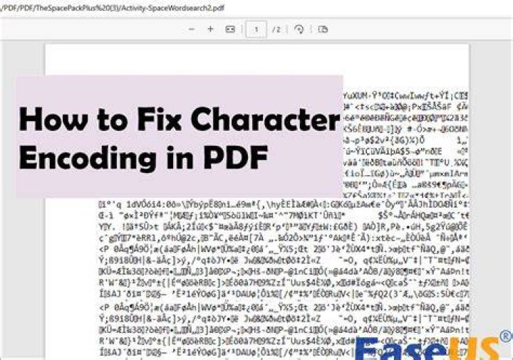 How do I fix encoded text?