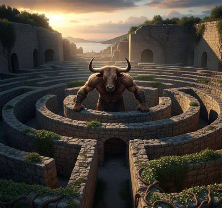 How do I get to the Minotaur in the Labyrinth?