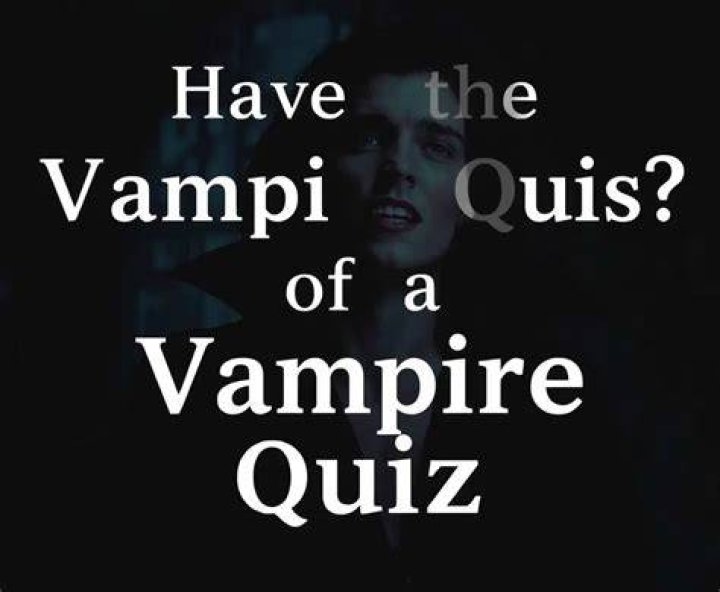 How do I know if I am a vampire?
