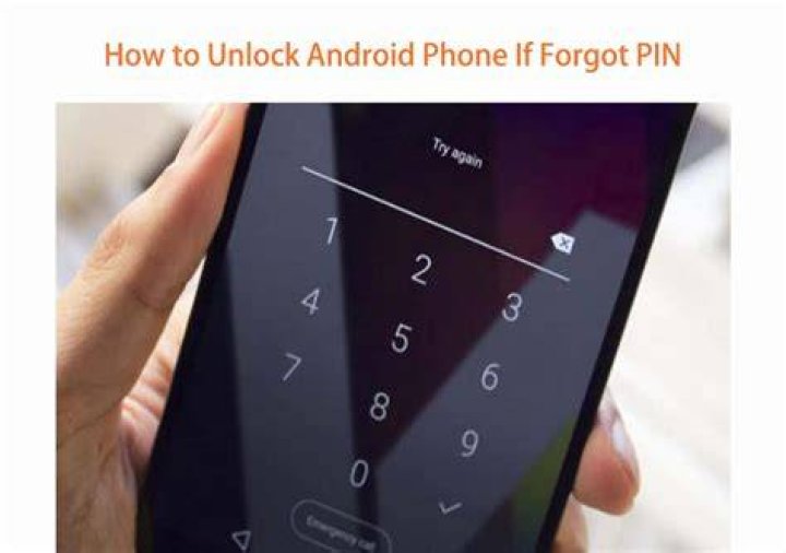 How do I unlock my phone if I forgot my PIN without losing data?