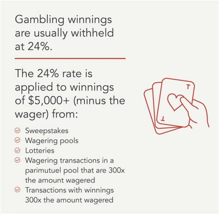 How do taxes work on gambling winnings?