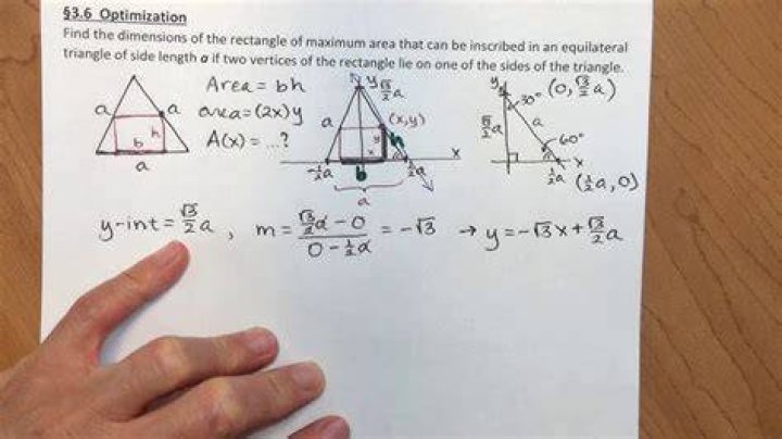 How do the three squares relate to the sides of the triangle?