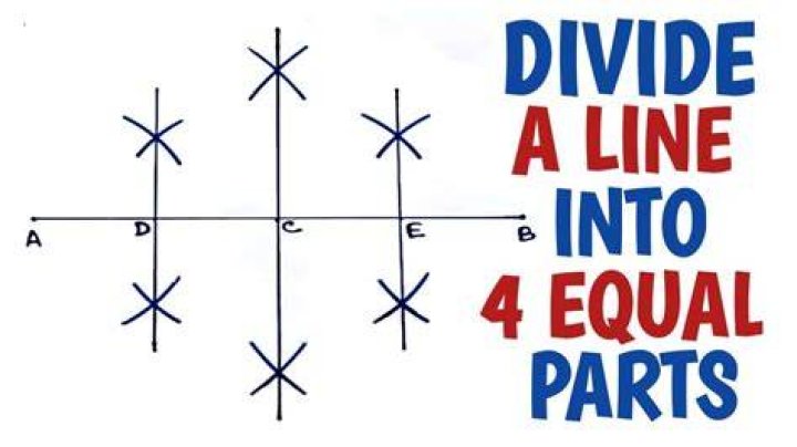 How do you divide 4 equal parts?