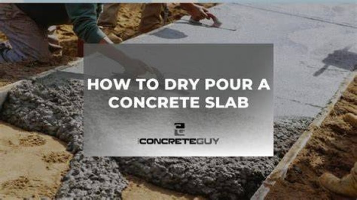 How do you dry out a concrete floor?
