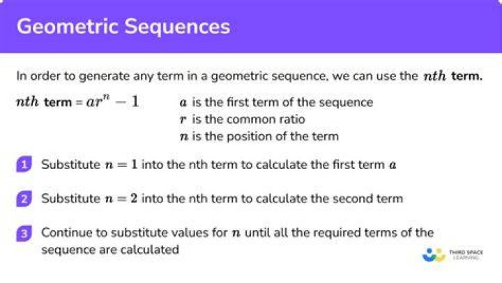 How do you find a sequence in terms of n?