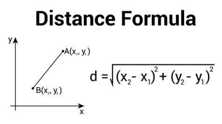 How do you find the distance formula?