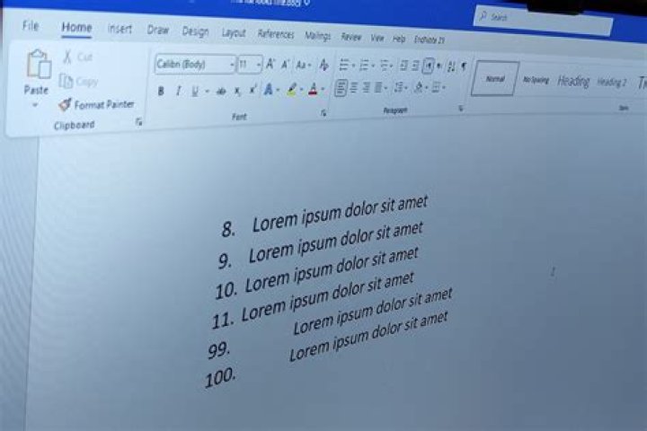 How do you fix numbered lists in Word?
