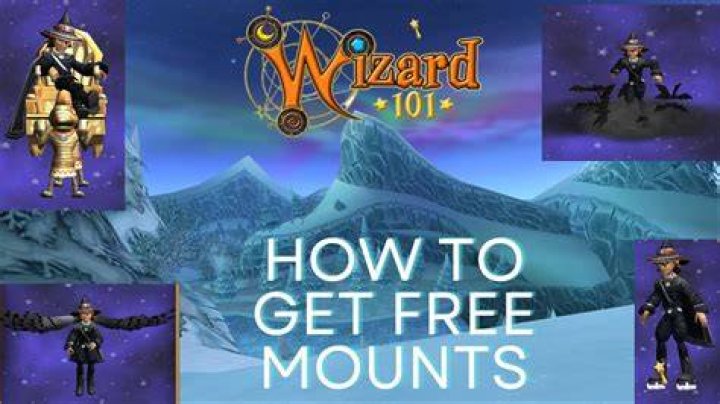 How do you get free mounts in Wizard101?