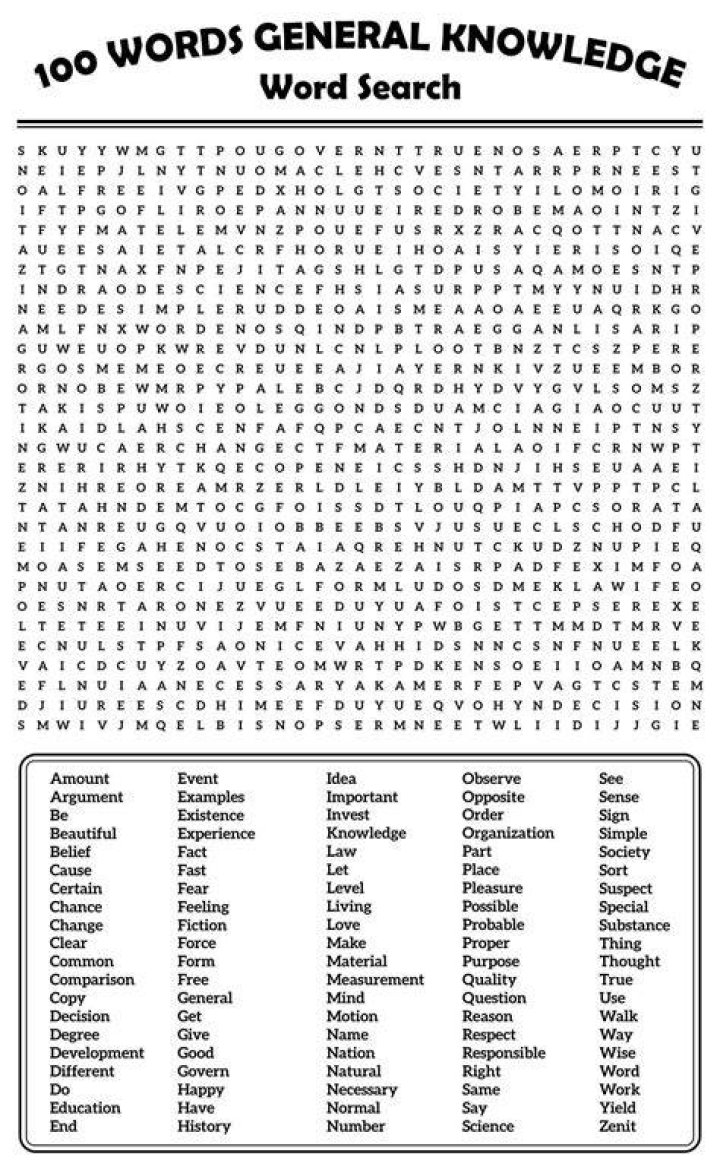 How do you make a good word search?