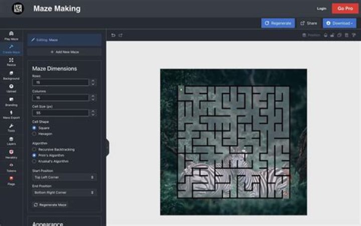 How do you make your own maze puzzle?