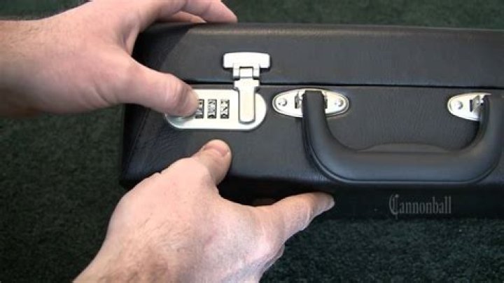 How do you open a briefcase without a code?