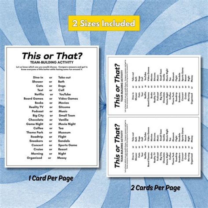 How do you play this or that game?