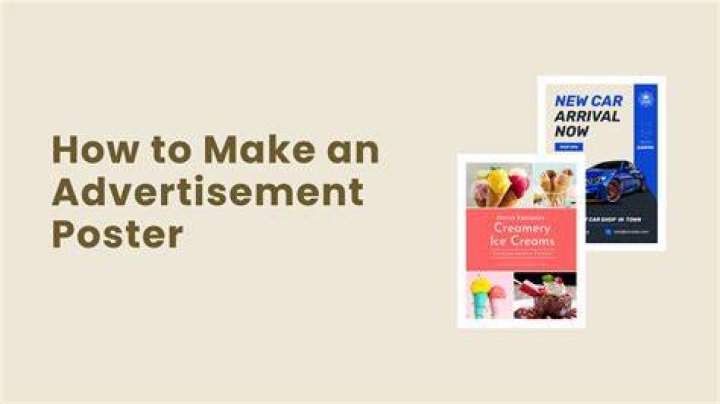 How do you prepare an advertisement for a product?