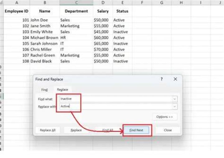 How do you replace in numbers?