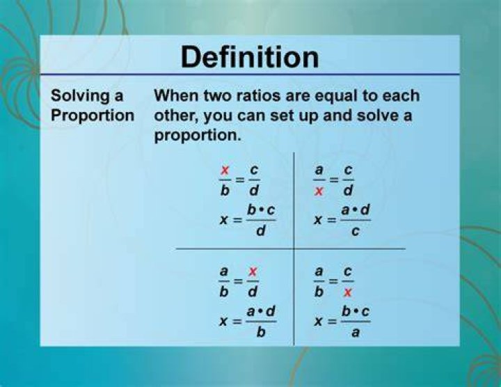 How do you solve a proportion with 3 terms?