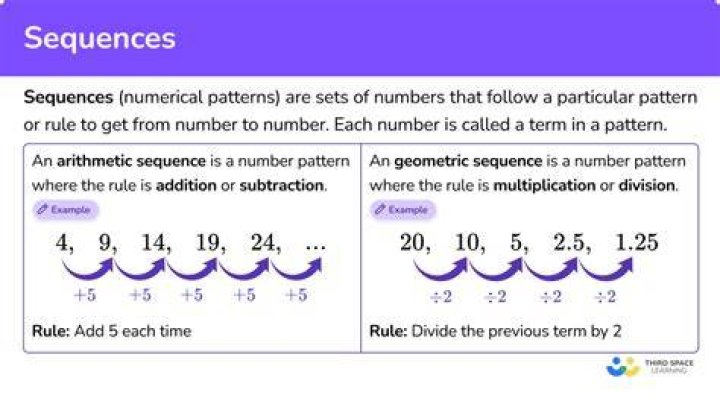 How do you solve sequence problems?
