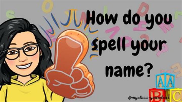 How do you spell my mama name?