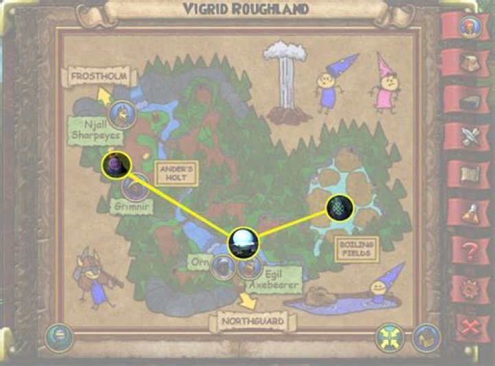 How do you unlock vigrid Roughland in wizard101?