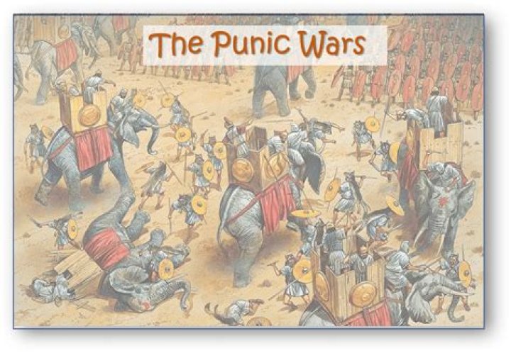 How do you use Punic Wars in a sentence?