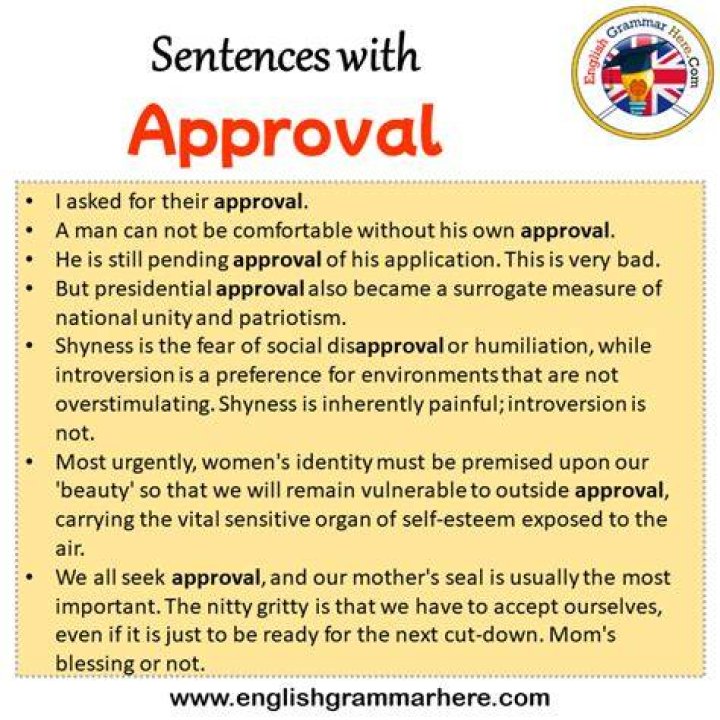How do you use seal of approval in a sentence?