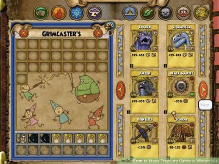 How do you use treasure cards in Wizard101?