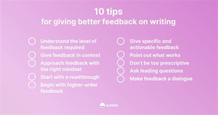 How do you write a feedback for a game?